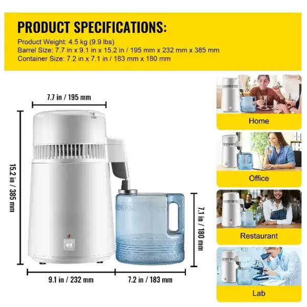portable water distiller